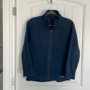 EUC REI mens full zip navy fleece